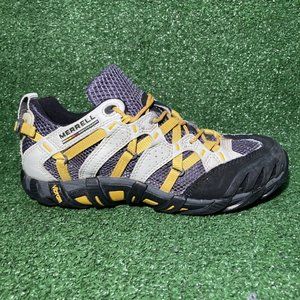 Merrell Continuum Vibram Waterpro Ultra Sport Grey/Yellow Water Shoes Womens 5.5